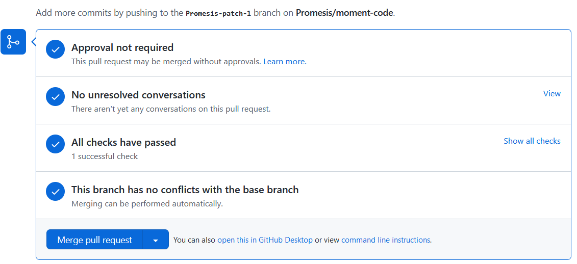 GitHub Actions runs when submitting PR - not completed