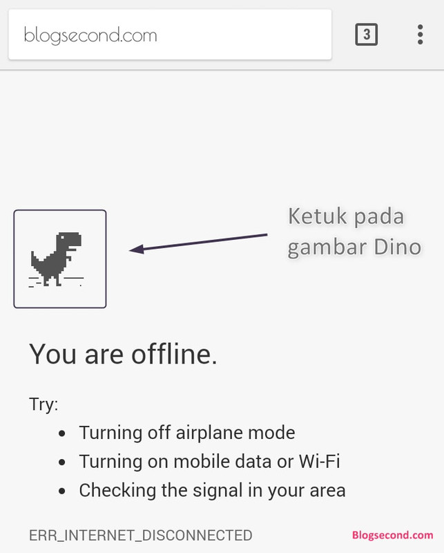 Start Running Dino Games on Chrome
