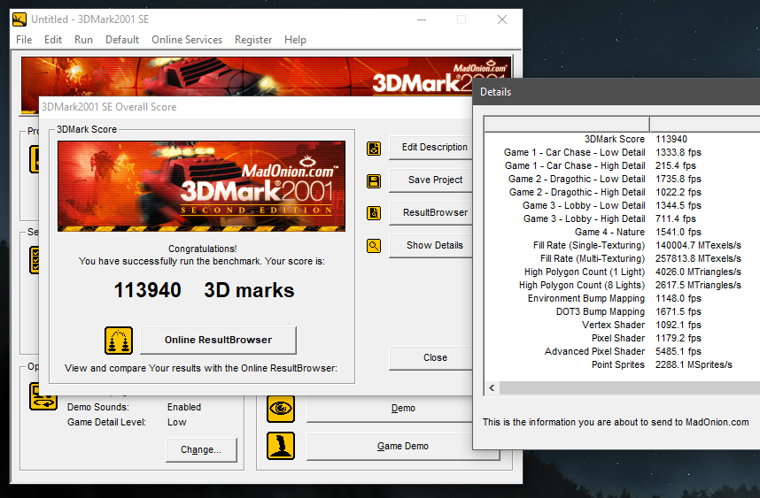 3DMark2001SE