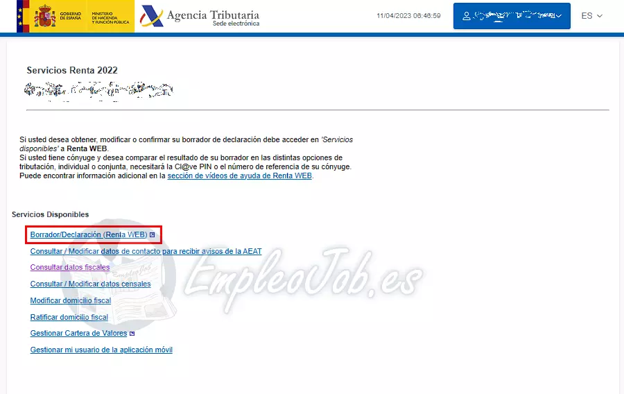 Cómo obtener el borrador de la Renta 20222023 Cómo obtener el borrador de la Renta 20222023