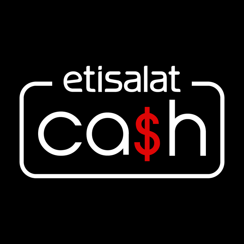 شعار فودافون كاش باللون الأحمر