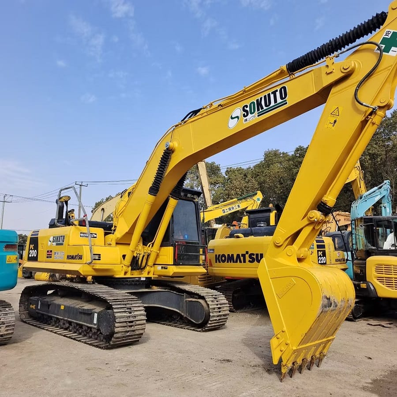 Retroescavadeira excedente do Japão Komatsu 20 TON PC200-8