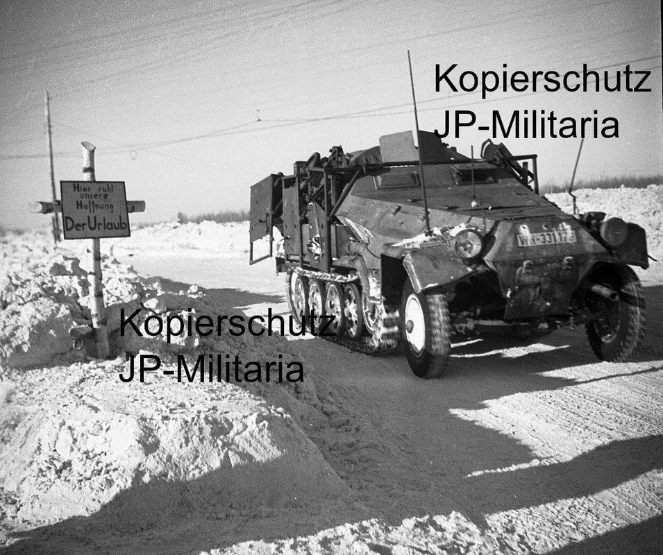 Foto Wehrmacht Panzer Spähwagen Schützenpanzer W