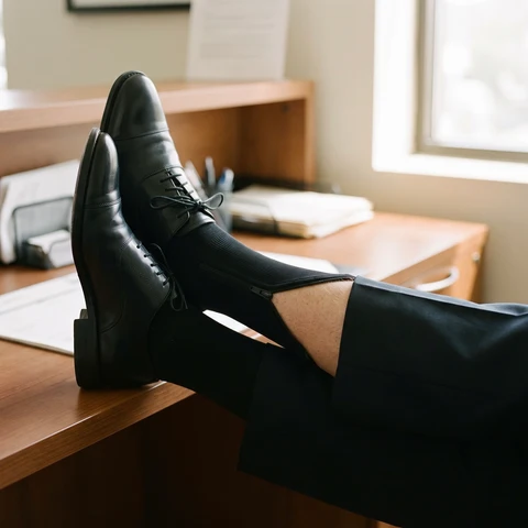 Bas de contention Bienévia au bureau