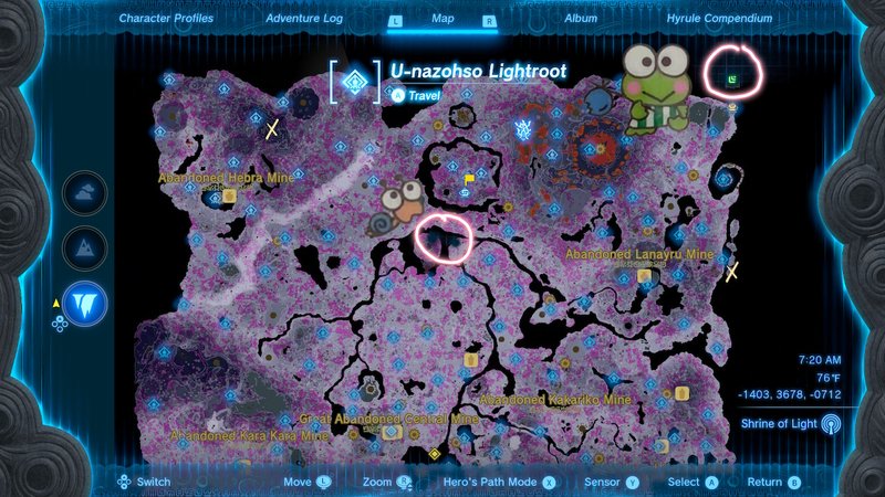 totk depths map