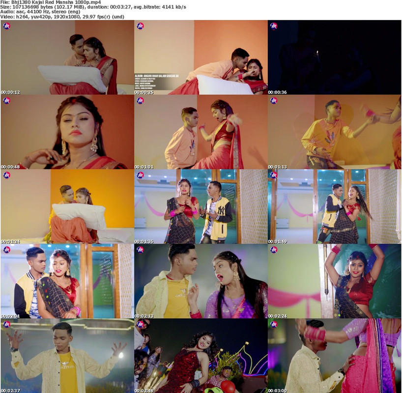 Bhj1380 Kajal Red Mansha 1080p