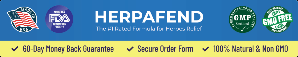 Herpafend Supplement Facts Label