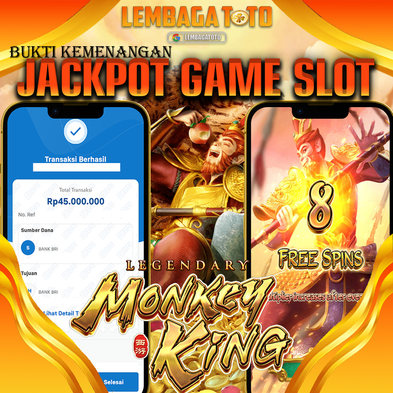 BUKTI JACKPOT 04 OCTOBER LEMBAGATOTO LEGENDARY MONKEY KING   Rp.45.000.000,- LUNAS