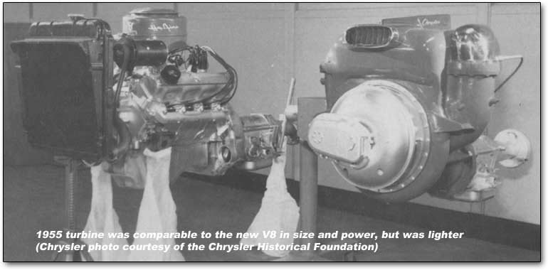 1956 Chrysler turbine car Engines