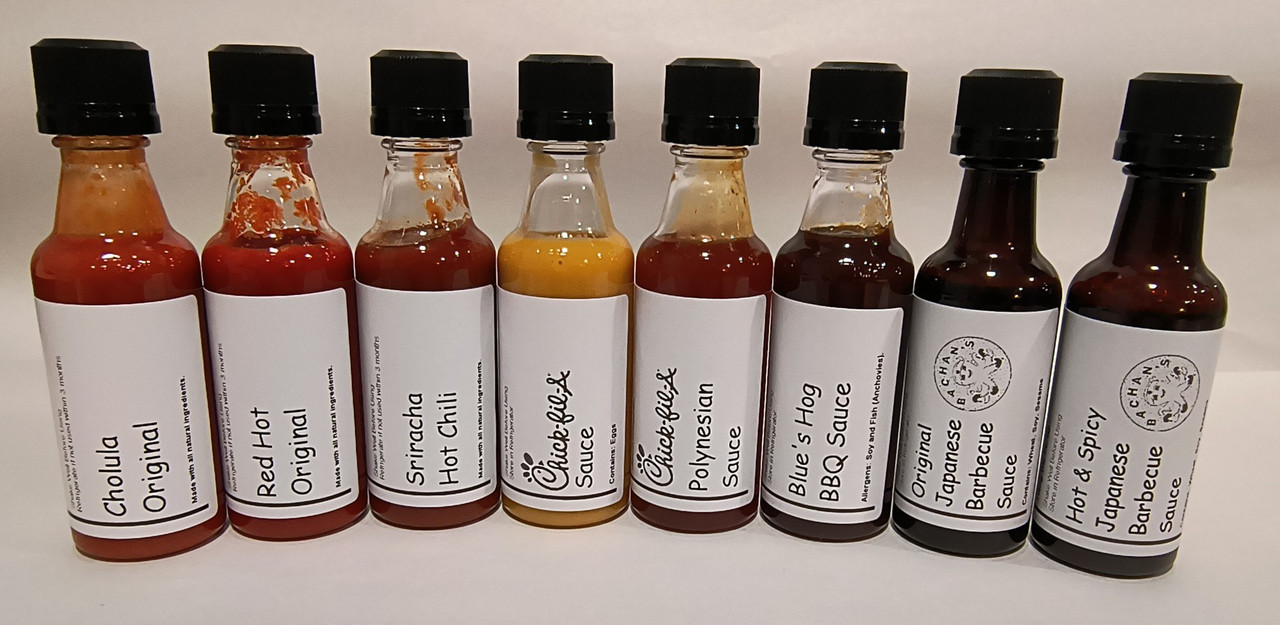 6500mg Sauce Sampler Box - 8 Sauces