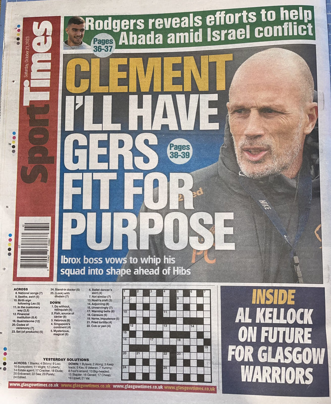 Back Pages Saturday's Back Pages 25 images