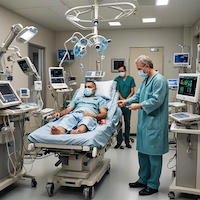 Turner Rose in intensive care
