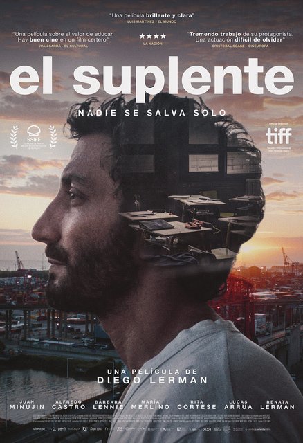 PÓSTER DE LA PELÍCULA “EL SUPLENTE”, CON BÁRBARA LENNIE, QUE LLEGARÁ A LOS CINES EL 13 DE ENERO