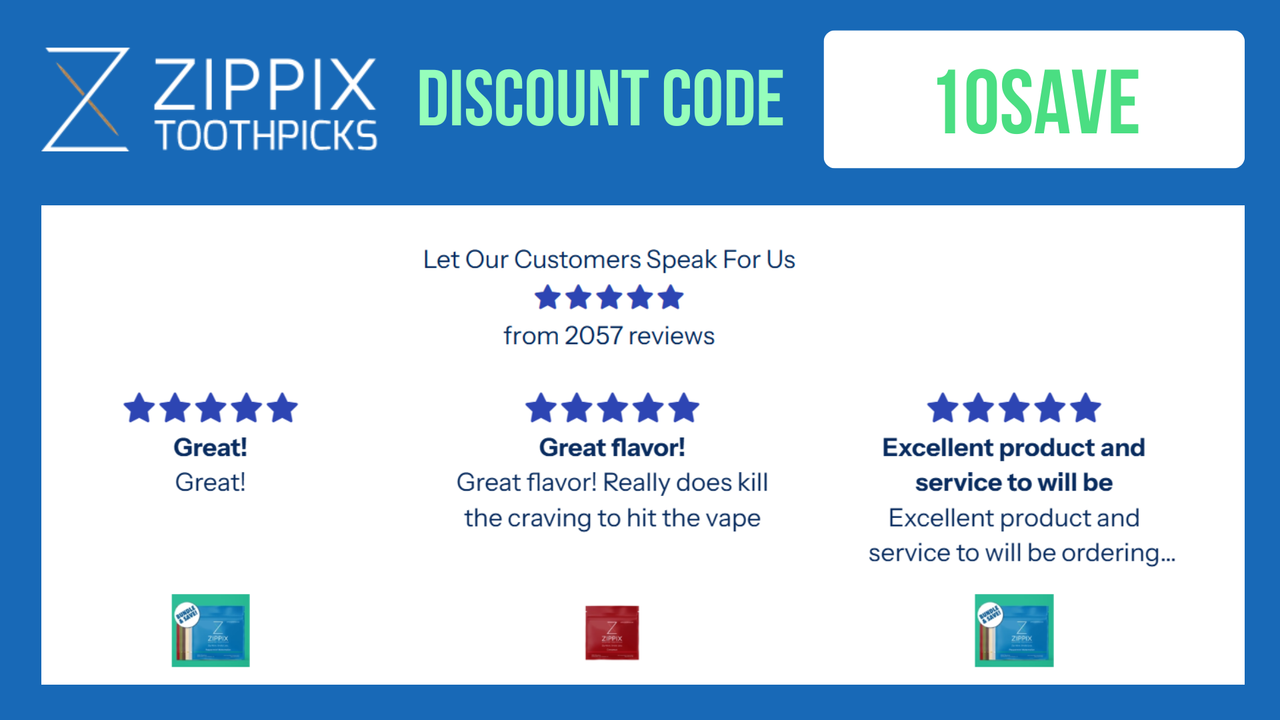 Zippix Toothpicks Discount Code 5