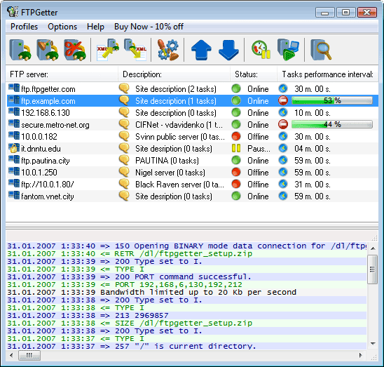 FTPGetter Professional 5.97.0.249 Multilingual