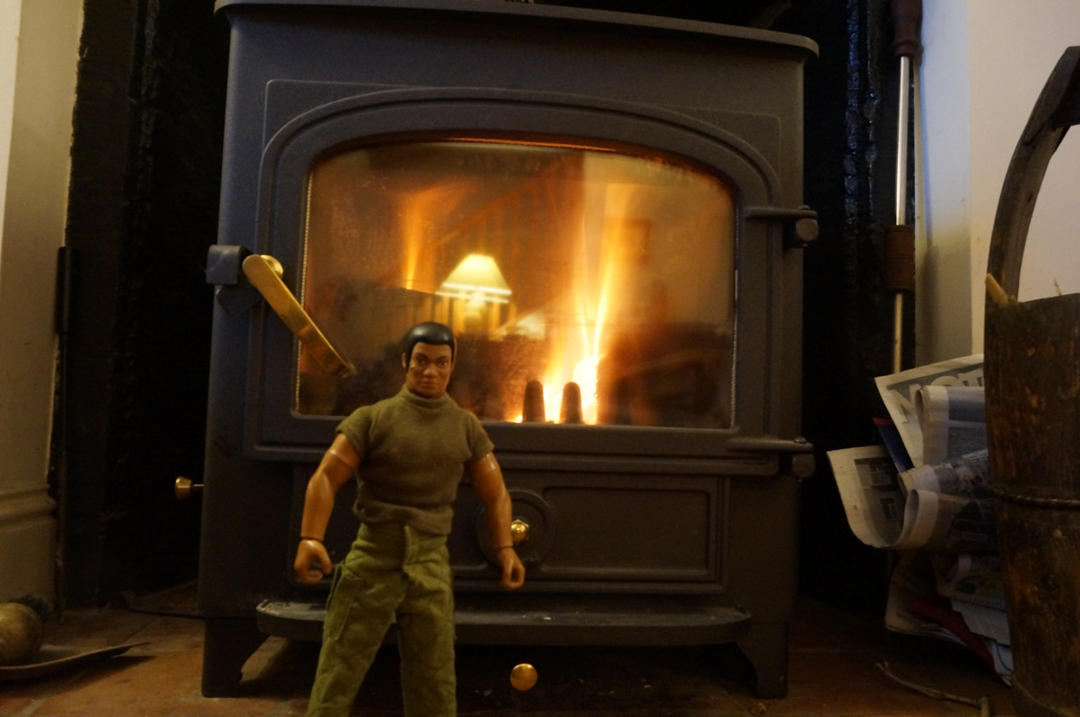 Joe relaxes in front of the Fire Stove and doing other relaxing things. 2242850-F-3-EE6-45-F1-87-A1-EFE247-A16-FF4