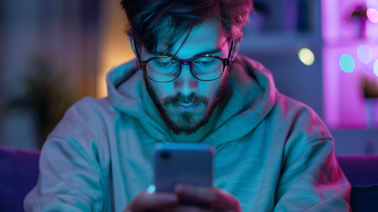 auto-midjourney-seoteam2-online-games-on-mobile-phone-man-with-2afbd615-23ae-4f54-950d-84fa4bd9c617