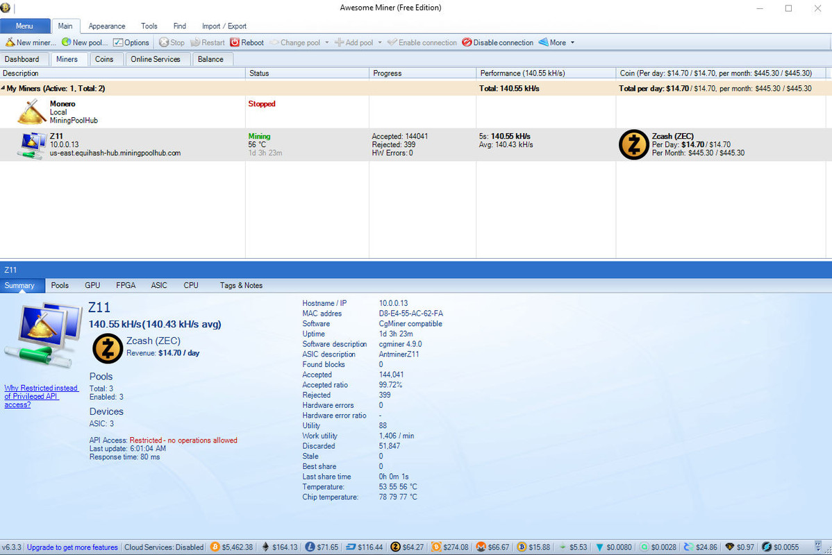 Antminer Z11 equihash miner from Bitmain Released - Antminer S17 PRO 2nd GEN