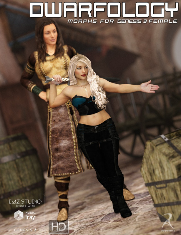 Dwarfology Morphs for Genesis 3 Female(s) HD Dwarfology Morphs for Genesis 3 Female(s) HD