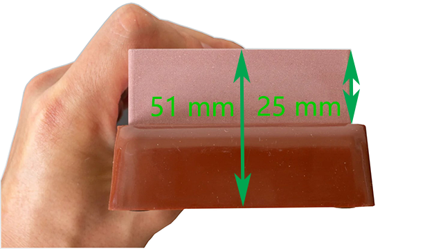 Naniwa Chosera товщина точильного каменя