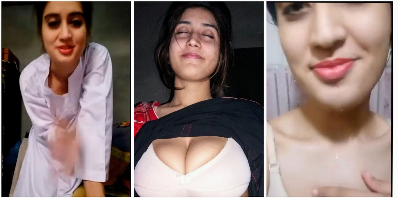 Nureen hot punjabi girl rubbing her boob Latest Viral video