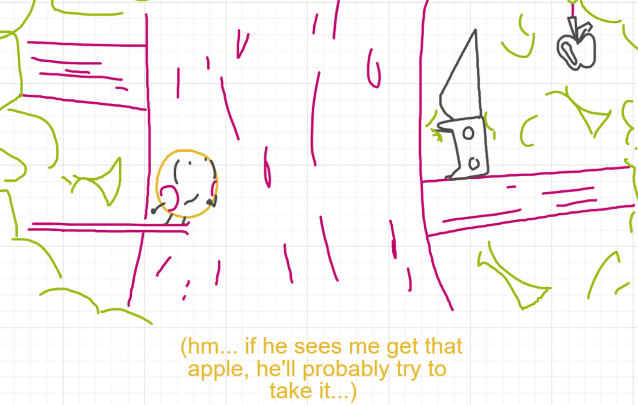 A panel from The Prime Number Few, episode eight of the Board Boards object show by Furretwalk/WalkingFurret.
