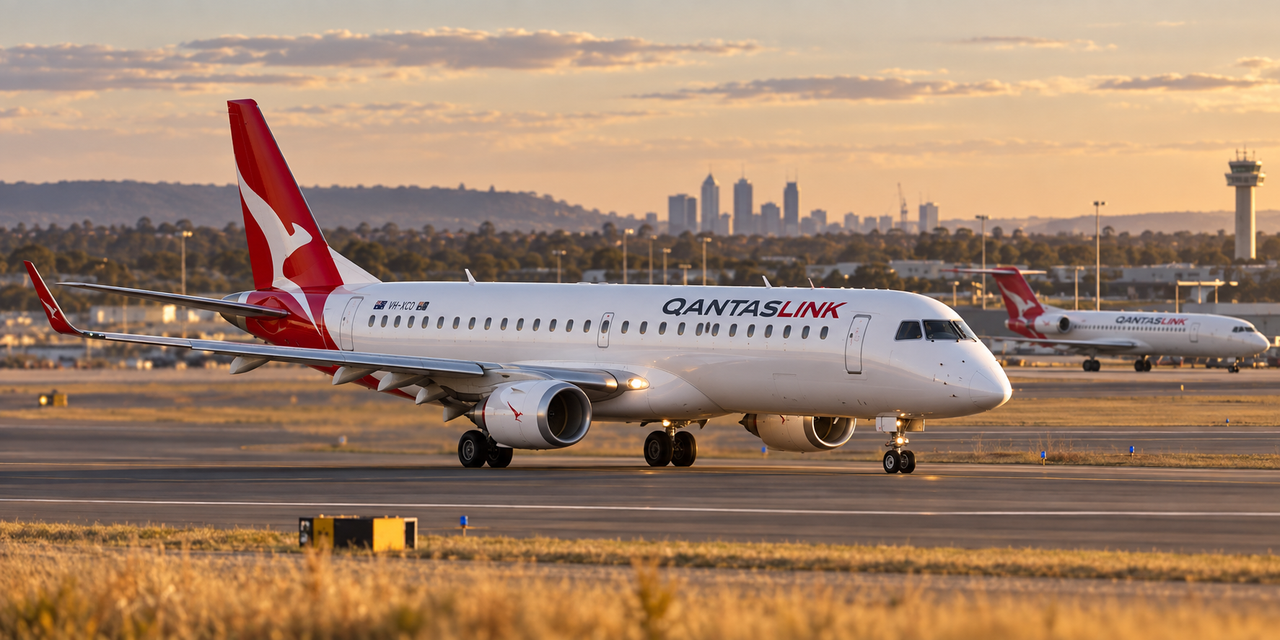 Qantas recebe primeiro Embraer E190 próprio e inicia substituição dos Fokker 100