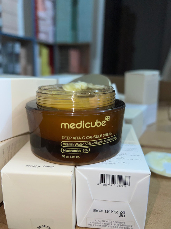 Medicube Deep Vita C Capsule Cream (Capsules are dissolved because of not being in box but it’s useful 100%) (Without Box) - image 3