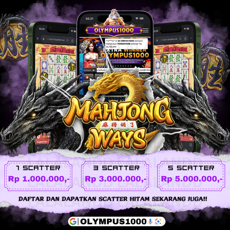 Mahjong Slot, Situs Mahjong Ways 2 Slot Gacor Scatter Hitam 2025
