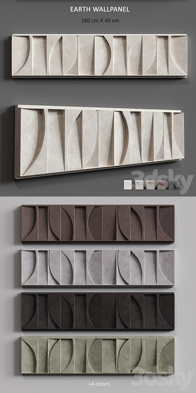 Relief Earth Wallpanel