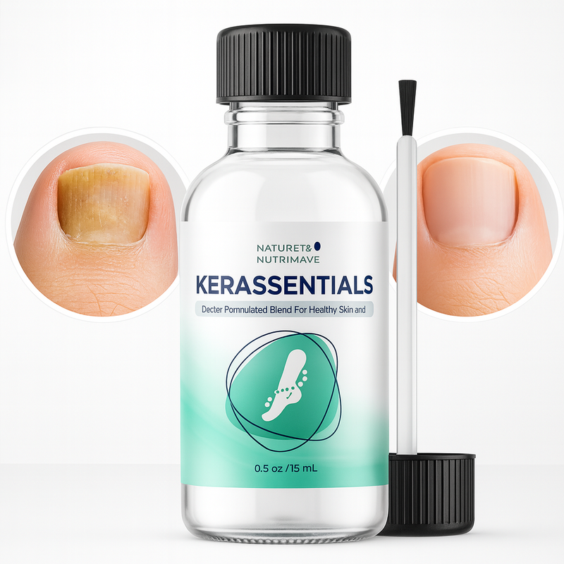Kerassentials before and after nail fungus treatment