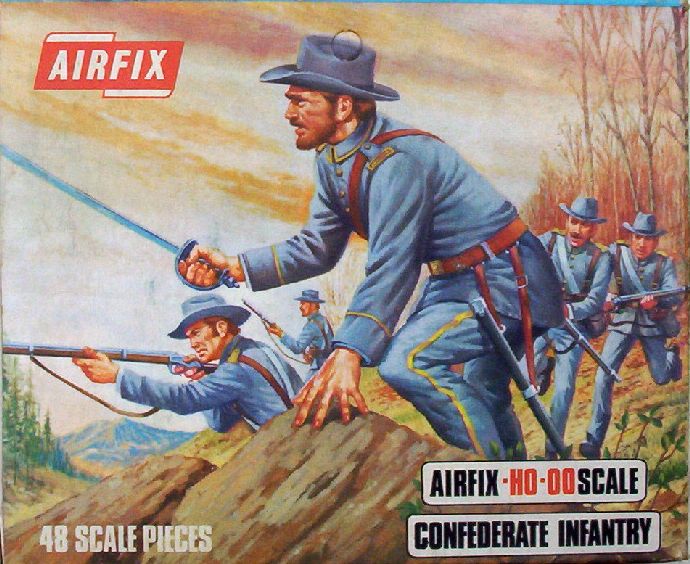 Airfix 76 Confederate Infantry