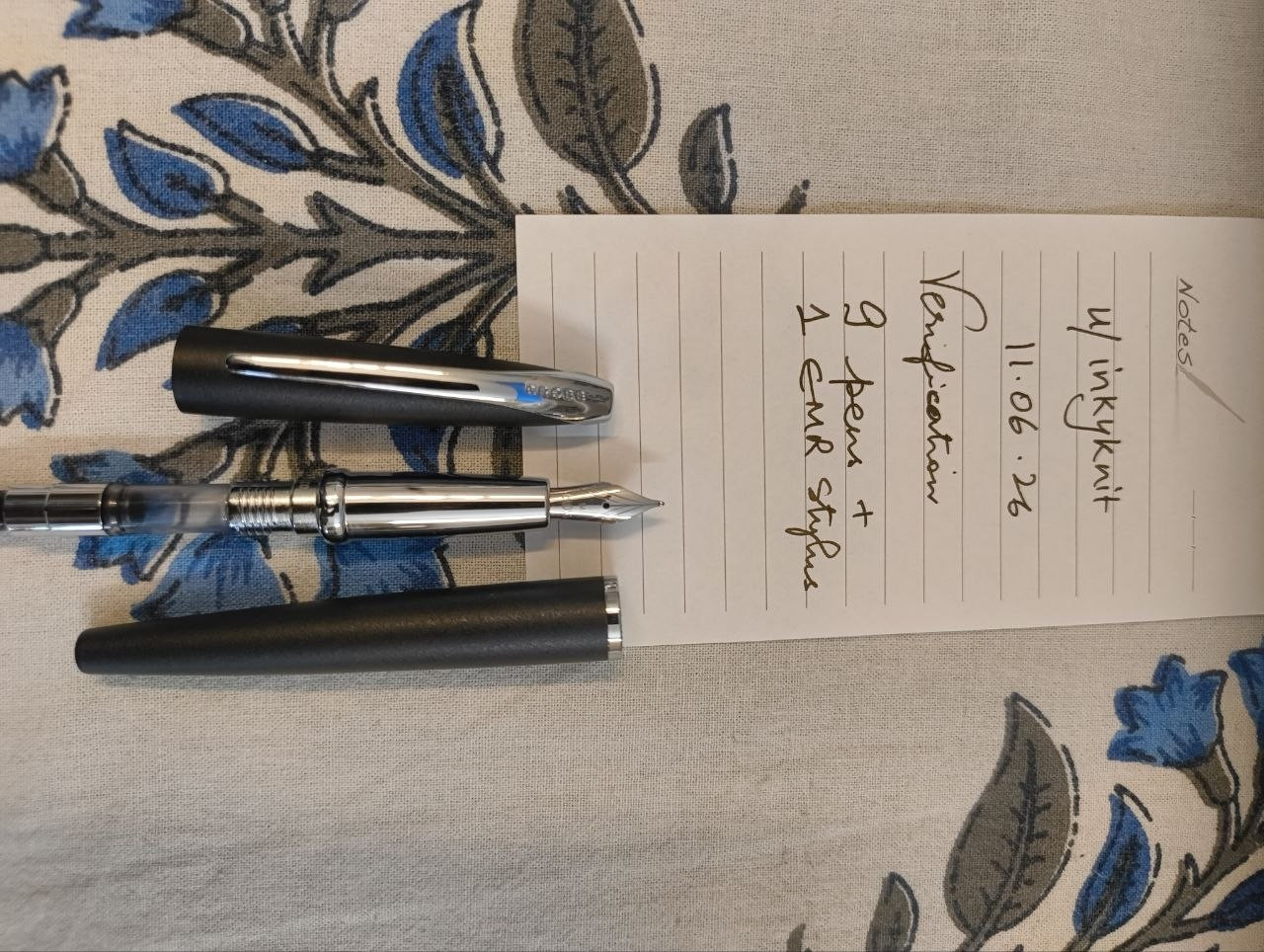 Cross Pen with convertor