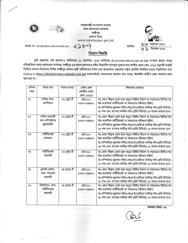 Lakshmipur-DC-Office-Job-Circular-2022-PDF-1