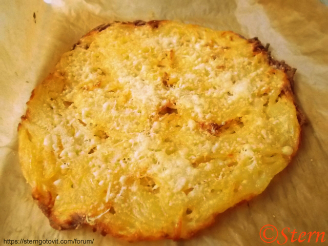 Картофельный блин тёртый