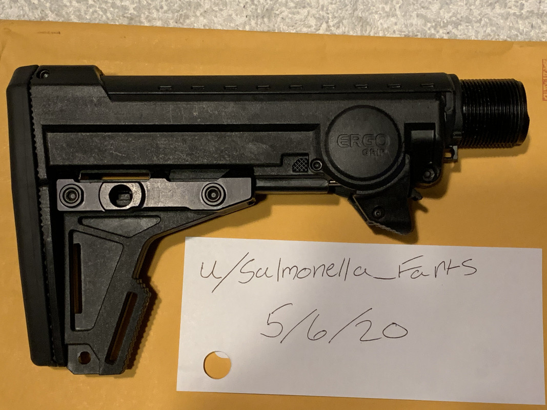 [WTS] ERGO F93 Stock, LMT Charging Handle, Midstate 14.7 CHF Barrel
