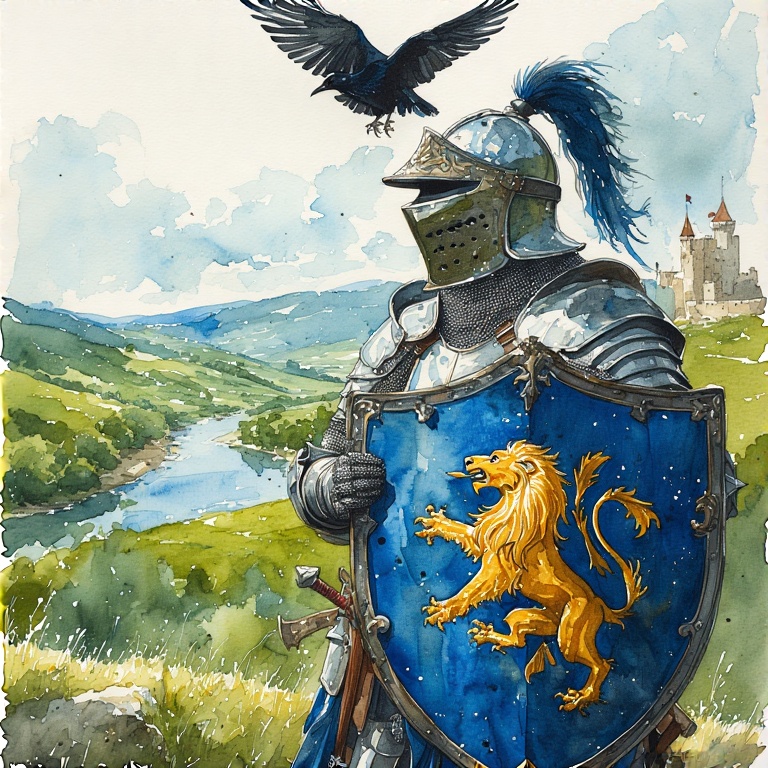 A-medieval-knight-in-shining-a-24