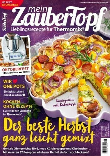 Cover: Mein ZauberTopf Magazin No 06 Oktober-November 2022 Cover: Mein ZauberTopf Magazin No 06 Oktober-November 2022