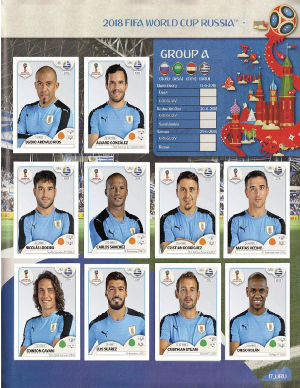 Album Panini Rusia 2018-19