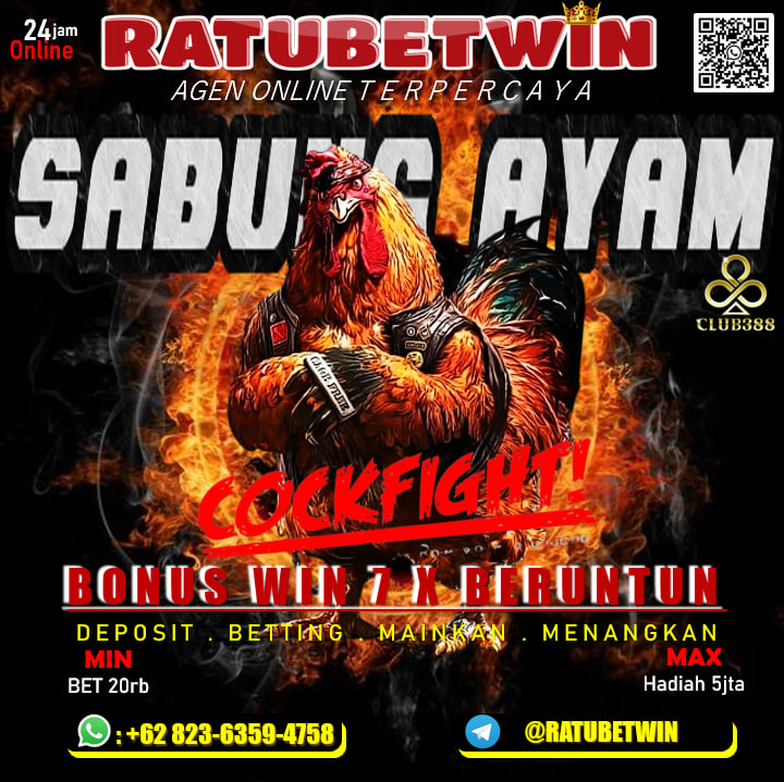 CLUB388 RATUBETWIN - Bandar Sabung Ayam Online Terpercaya