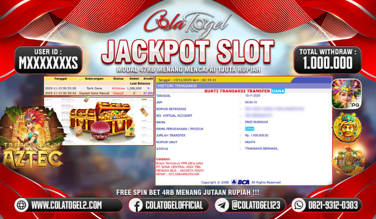 JACKPOT SLOT GACOR!!