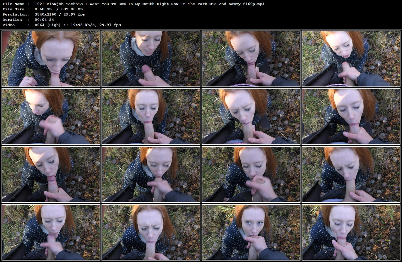 1221 Blowjob Technic I Want You To Cum In My Mouth Right Now In The Park Mia And Sammy 2160p mp4