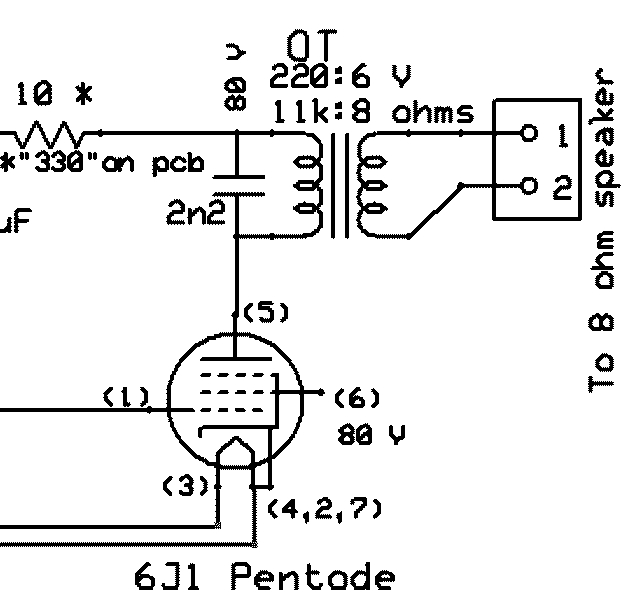 Power amp correction - 6J1