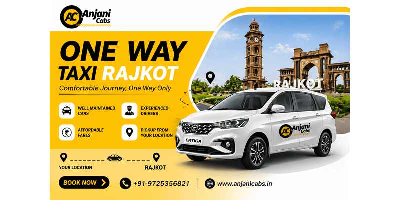 One Way Taxi Rajkot Service