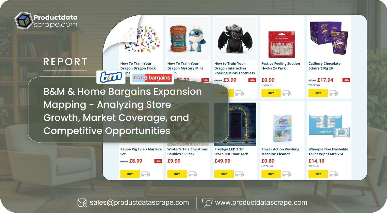 B M Home Bargains Expansion Mapping