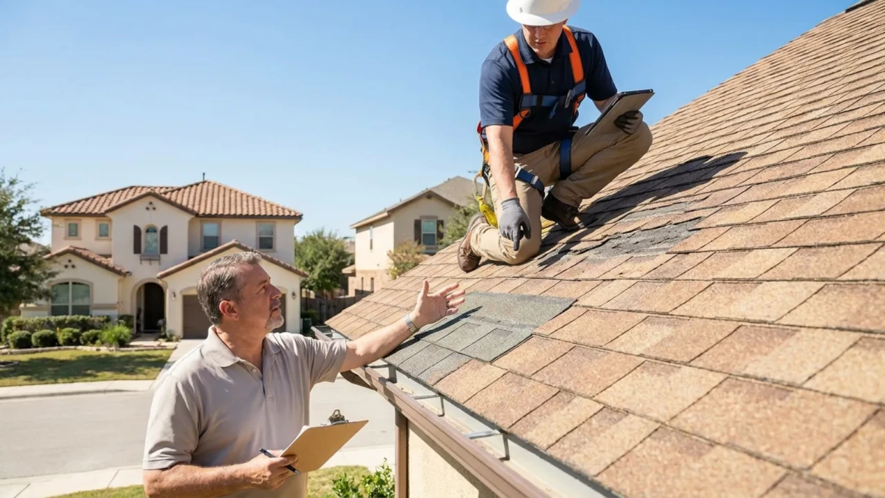 San Antonio homeowner roof inspection repair vs replacement decision