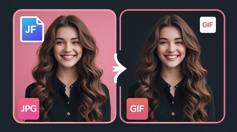 JPG to GIF Illustration