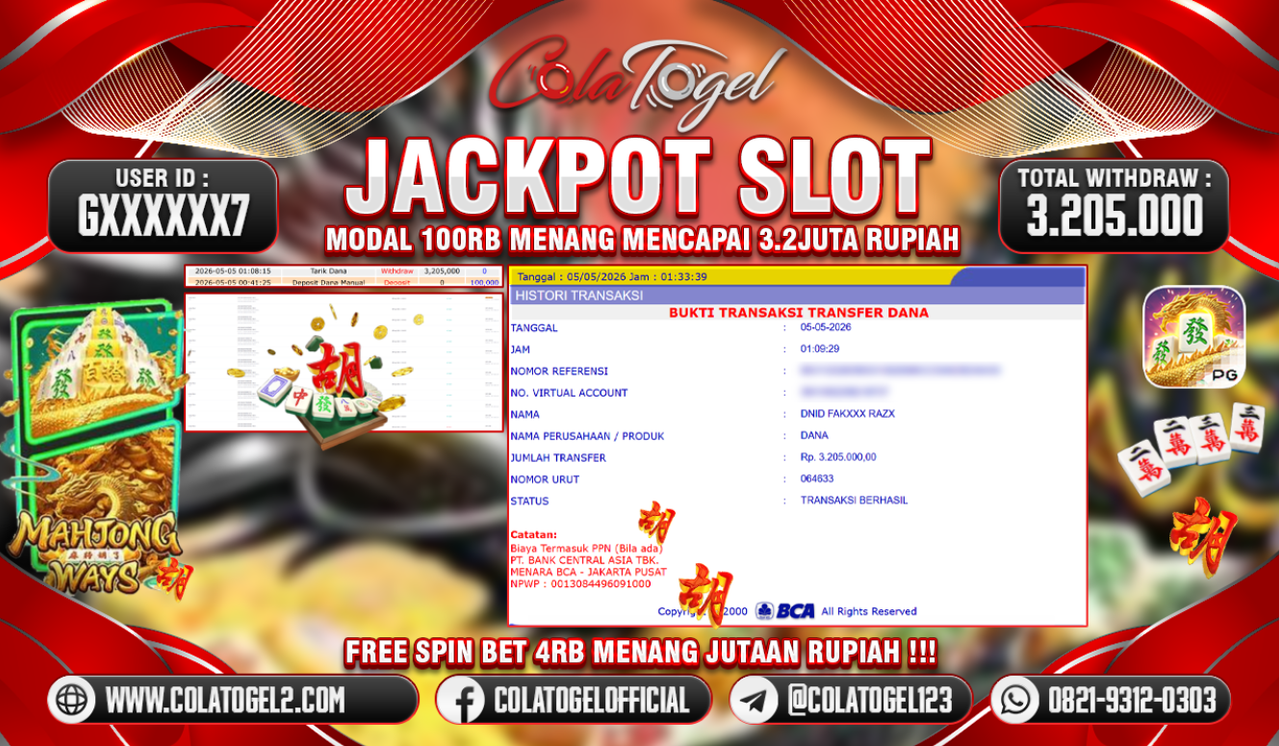 JACKPOT SLOT GACOR!!