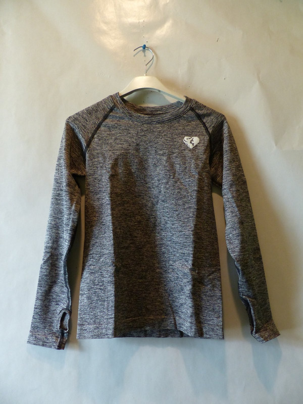 Seamless Long Sleeve - Grey Marl