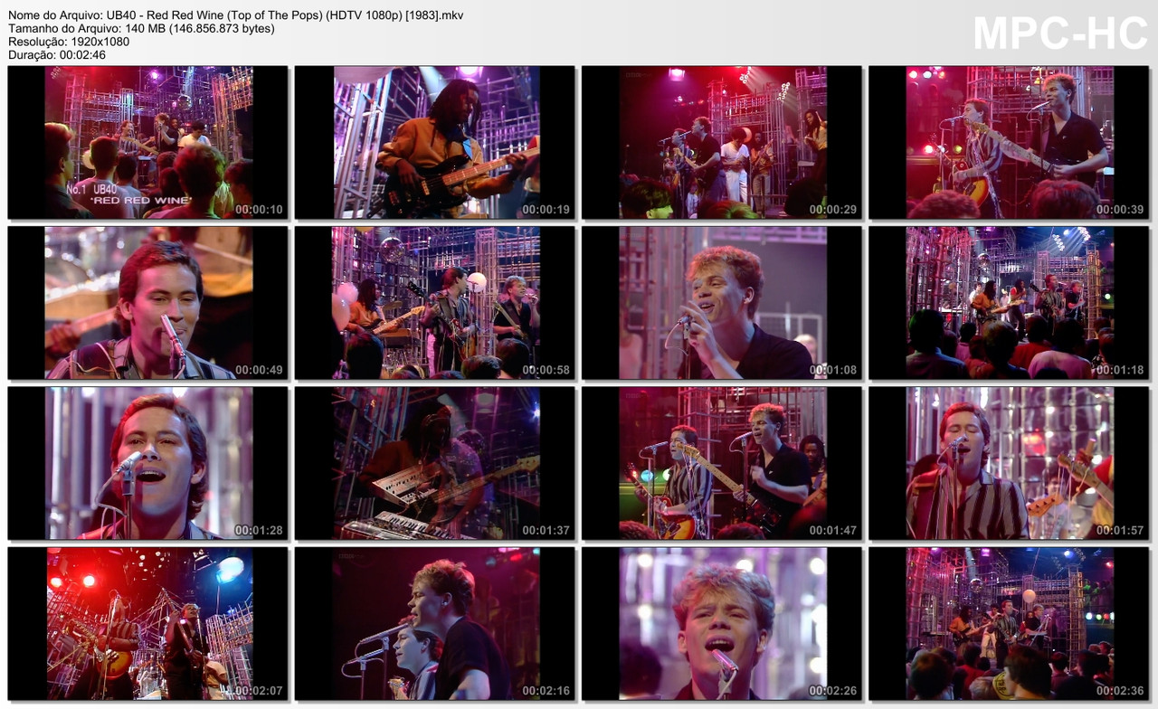 UB40 - Red Red Wine (Top of The Pops) (HDTV 1080p) [01.09.1983]